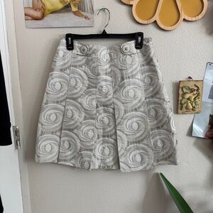 Etcetera Swirl Pattern Mini Skirt 4